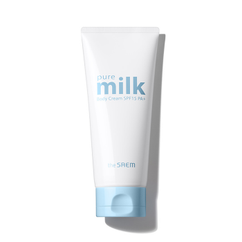 Крем для тела с молочными протеинами SPF15 PA+ THE SAEM Pure Milk Body Cream SPF15 PA+