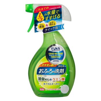 Спрей чистящий для ванной комнаты с ароматом свежей зелени FUNS Daiichi Ofuro Bathroom Сleaning Spray Спрей чистящий для ванной комнаты с ароматом свежей зелени FUNS Daiichi Ofuro Bathroom Сleaning Spray