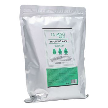 Альгинатная маска с зеленым чаем для чувствительной и проблемной кожи LA MISO Modeling Mask Green Tea