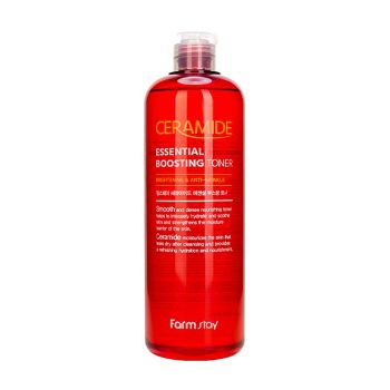 Укрепляющий тонер-бустер с керамидами FARMSTAY Ceramide Essential Boosting Toner