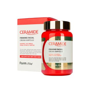 Укрепляющий ампульный крем-гель с керамидами FARMSTAY Ceramide Firming Facial Cream Ampoule