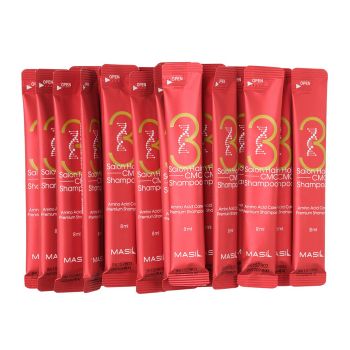 Восстанавливающий шампунь с аминокислотами, стики 20 шт. MASIL 3 Salon Hair CMC Shampoo Stick Pouch Восстанавливающий шампунь с аминокислотами, стики 20 шт. MASIL 3 Salon Hair CMC Shampoo Stick Pouch