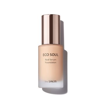 Увлажняющая тональная основа THE SAEM Eco Soul Real Serum Foundation SPF50+ PA++++ Увлажняющая тональная основа THE SAEM Eco Soul Real Serum Foundation SPF50+ PA++++
