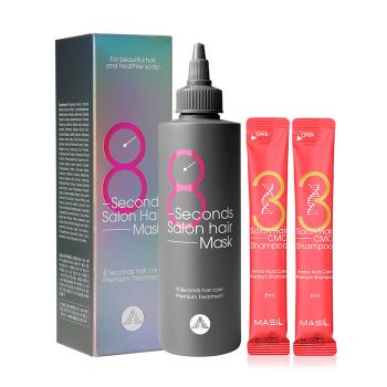 Набор восстанавливающая маска и шампунь в саше MASIL 8 Seconds Salon Hair Mask Set Набор восстанавливающая маска и шампунь в саше MASIL 8 Seconds Salon Hair Mask Set