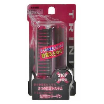 Расчёска с тройным антистатическим эффектом (складная) VESS Trinity 3-System Anti-Static Folding Brush Расчёска с тройным антистатическим эффектом (складная) VESS Trinity 3-System Anti-Static Folding Brush