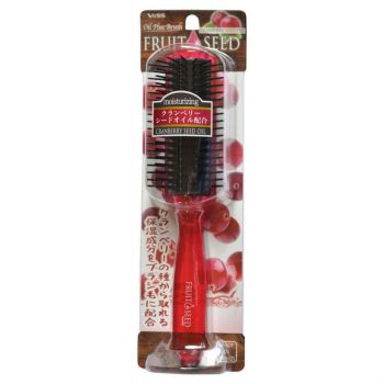 Большая массажная щетка с маслом семян клюквы для волос VESS Fruit Seed Big Brush Большая массажная щетка с маслом семян клюквы для волос VESS Fruit Seed Big Brush