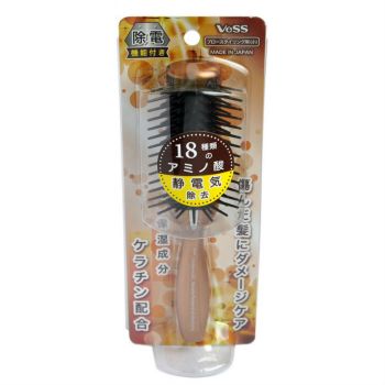Щетка массажная с кератином и антистатическим эффектом (малая) VESS Anti-Static Hair Brush Mini Щетка массажная с кератином и антистатическим эффектом (малая) VESS Anti-Static Hair Brush Mini
