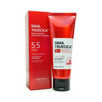 Восстанавливающий и выравнивающий pH гель для умывания SOME BY MI Snail Truecica Miracle Repair Low pH Gel Cleanser