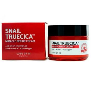 Восстанавливающий крем с муцином чёрной улитки SOME BY MI Snail Truecica Miracle Repair Cream