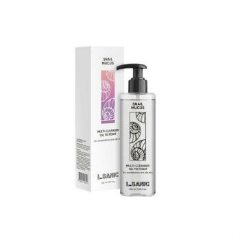 Гидрофильное масло-пенка с муцином улитки L.SANIC Snail Mucus Oil to Foam Cleanser