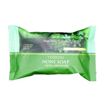 Отшелушивающее мыло с экстрактом фрукта нони JUNO Yeojung Noni Soap
