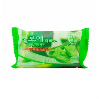 Мыло с отшелушивающим эффектом с экстрактом алоэ JUNO Sangtumeori Aloe Peeling Soap