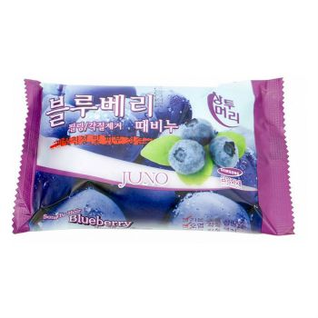 Мыло с отшелушивающим эффектом с экстрактом черники JUNO Sangtumeori Blueberry Peeling Soap