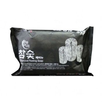 Мыло с отшелушивающим эффектом с углем JUNO Sangtumeori Charcoal Peeling Soap Мыло с отшелушивающим эффектом с углем JUNO Sangtumeori Charcoal Peeling Soap