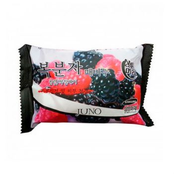 Мыло с отшелушивающим эффектом с экстрактом корейской малины JUNO Sangtumeori Rubus Coreanus Peeling Soap