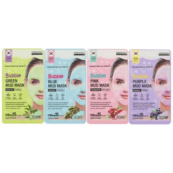 Пузырьковая маска с глиной и растительными экстрактами для лица MBEAUTY Bubble Mud Mask Пузырьковая маска с глиной и растительными экстрактами для лица MBEAUTY Bubble Mud Mask