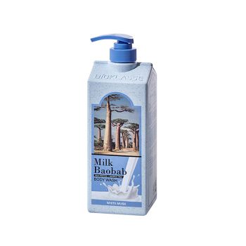 Гель для душа с ароматом белого мускуса 500 мл MILK BAOBAB Body Wash White Musk 500ml Гель для душа с ароматом белого мускуса 500 мл MILK BAOBAB Body Wash White Musk 500ml