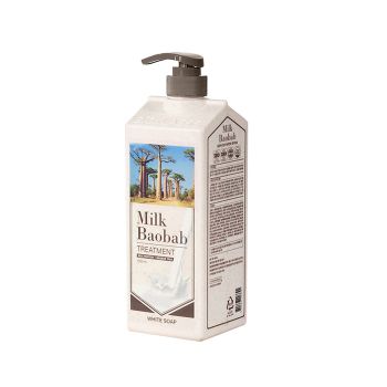 Бальзам для волос с ароматом белого мыла 500 мл MILK BAOBAB Treatment White Soap 500ml