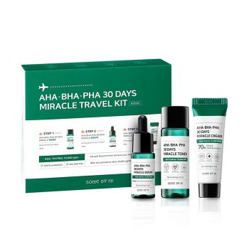 Дорожный набор для проблемной кожи SOME BY MI AHA-BHA-PHA 30 Days Miracle Travel Kit Дорожный набор для проблемной кожи SOME BY MI AHA-BHA-PHA 30 Days Miracle Travel Kit