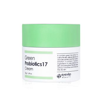 Крем с пробиотиками и зеленым чаем EYENLIP Green Probiotics 17 Cream