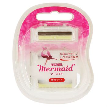 Сменные кассеты для станка FEATHER Mermaid Rose Pink Сassettes Сменные кассеты для станка FEATHER Mermaid Rose Pink Сassettes