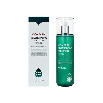 Регенерирующий тонер с центеллой азиатской FARMSTAY Cica Farm Regenerating Solution Toner