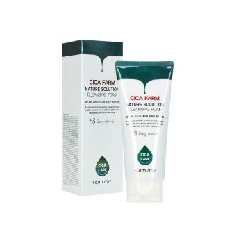 Очищающая пенка с центеллой азиатской FARMSTAY Cica Farm Nature Solution Cleansing Foam