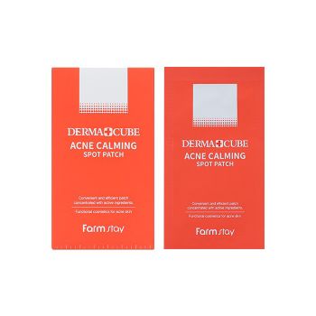 Точечные успокаивающие патчи для проблемной кожи FARMSTAY Derma Cube Acne Calming Spot Patch
