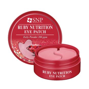 Гидрогелевые патчи для век с рубиновой пудрой SNP Ruby Nutrition Eye Patch