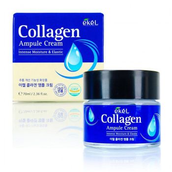 Ампульный крем с коллагеном EKEL Collagen Ampule Cream