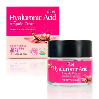 Ампульный крем с гиалуроновой кислотой EKEL Hyaluronic Acid Ampule Cream