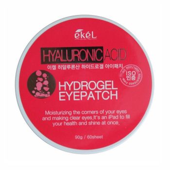 Гидрогелевые патчи для глаз с гиалуроновой кислотой EKEL Hyaluronic Acid Hydrogel Eye Patch