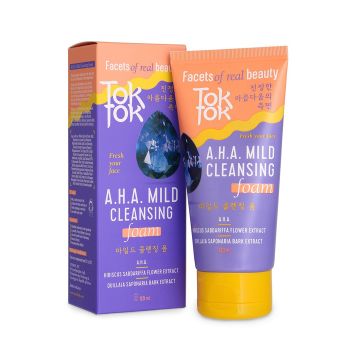 Мягкая очищающая пенка с AHA кислотами TOK TOK A.H.A. Mild Cleansing Foam Мягкая очищающая пенка с AHA кислотами TOK TOK A.H.A. Mild Cleansing Foam