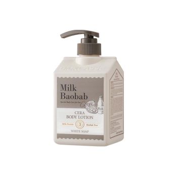 Лосьон с керамидами для тела, с ароматом белого мыла 600 мл MILK BAOBAB Cera Body Lotion White Soap 600ml Лосьон с керамидами для тела, с ароматом белого мыла 600 мл MILK BAOBAB Cera Body Lotion White Soap 600ml