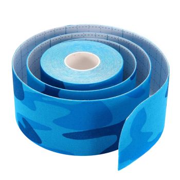 Тейп для лица камуфляж голубой 2,5см х 5м AYOUME Kinesiology Tape Roll Camouflage Blue 2,5sm x 5m Тейп для лица камуфляж голубой 2,5см х 5м AYOUME Kinesiology Tape Roll Camouflage Blue 2,5sm x 5m