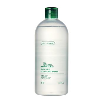 Очищающая вода с центеллой азиатской и гиалуроновой кислотой VT Cica Mild Cleansing Water Очищающая вода с центеллой азиатской и гиалуроновой кислотой VT Cica Mild Cleansing Water