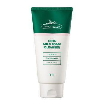 Мягкая очищающая пенка с центеллой азиатской VT Cica Mild Foam Cleanser Мягкая очищающая пенка с центеллой азиатской VT Cica Mild Foam Cleanser