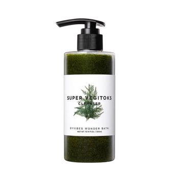 Очищающий детокс-гель с зелеными экстрактами WONDER BATH Super Vegitoks Cleanser Green 300 ml Очищающий детокс-гель с зелеными экстрактами WONDER BATH Super Vegitoks Cleanser Green 300 ml