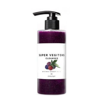 Очищающий детокс-гель с фиолетовыми экстрактами WONDER BATH Super Vegitoks Cleanser Purple 300 ml Очищающий детокс-гель с фиолетовыми экстрактами WONDER BATH Super Vegitoks Cleanser Purple 300 ml