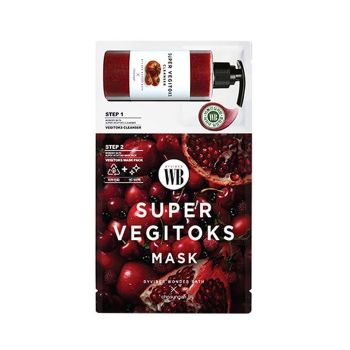 Осветляющая 2-х ступенчатая детокс-система WONDER BATH Super Vegitoks Mask Red Осветляющая 2-х ступенчатая детокс-система WONDER BATH Super Vegitoks Mask Red