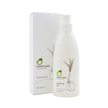 Гель для умывания на основе кокосового масла первого отжима TROPICANA Virgin Coconut Oil Washing Gel Гель для умывания на основе кокосового масла первого отжима TROPICANA Virgin Coconut Oil Washing Gel
