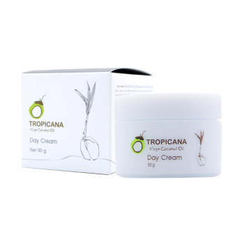 Дневной крем на основе кокосового масла первого отжима TROPICANA Virgin Coconut Oil Day Cream