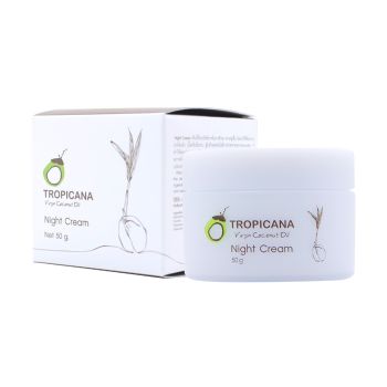 Ночной крем на основе кокосового масла первого отжима TROPICANA Virgin Coconut Oil Night Cream