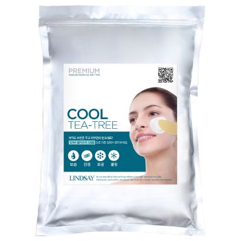 Моделирующая альгинатная маска с маслом чайного дерева 1 кг LINDSAY Premium Cool Tea-Tree Modeling Mask 1kg