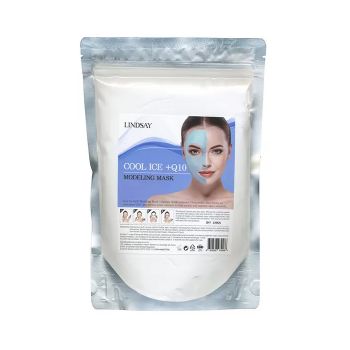 Альгинатная маска c коэнзимом Q10 240 г LINDSAY Cool Ice+Q10 Modeling Mask 240g