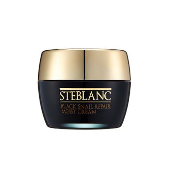 Восстанавливающий увлажняющий крем с муцином улитки STEBLANC Black Snail Repair Moist Cream