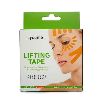Тейп для лица оранжевый 1см х 5м AYOUME Kinesiology Tape Roll Orange 1sm x 5m Тейп для лица оранжевый 1см х 5м AYOUME Kinesiology Tape Roll Orange 1sm x 5m