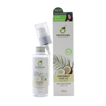 Сыворотка для волос на основе кокосового масла холодного отжима TROPICANA Coconut Hair Serum Сыворотка для волос на основе кокосового масла холодного отжима TROPICANA Coconut Hair Serum