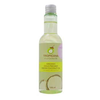 Кокосовое масло холодного отжима для кожи и волос TROPICANA Organic Cold Pressed Virgin Coconut Oil Кокосовое масло холодного отжима для кожи и волос TROPICANA Organic Cold Pressed Virgin Coconut Oil