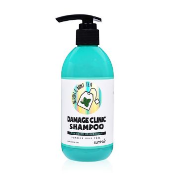 Шампунь для поврежденных волос Нероли и мята SUMHAIR Damage Clinic Shampoo Neroli & Mint Tea